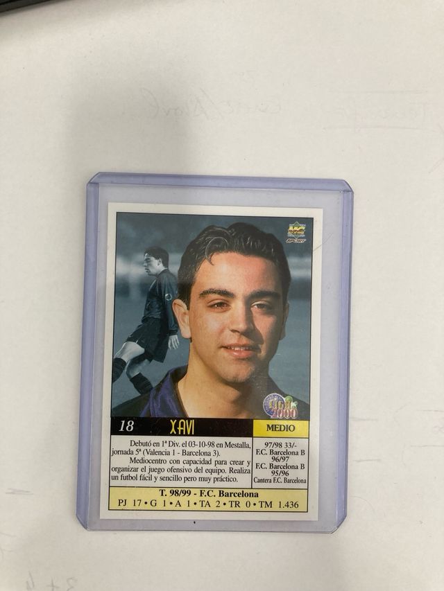 Cromo Rookie Xavi Barcelona 1999