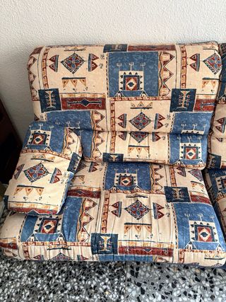 Sofá 3 plazas estampado