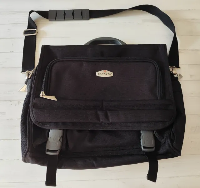 Maletín Roncato Negro Portátil/Libros