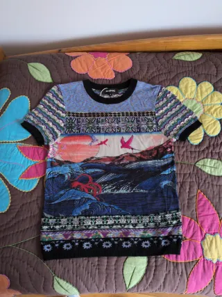 Camiseta punto Desigual Talla S