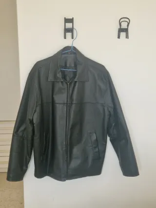 Chaqueta de piel para hombre