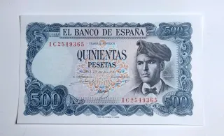 500 Pesetas 1971 Serie 1C25 