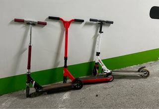 3 Patinetes de colores
