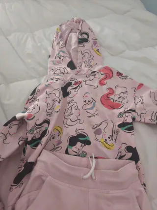 Chándal Princesas Disney Rosa