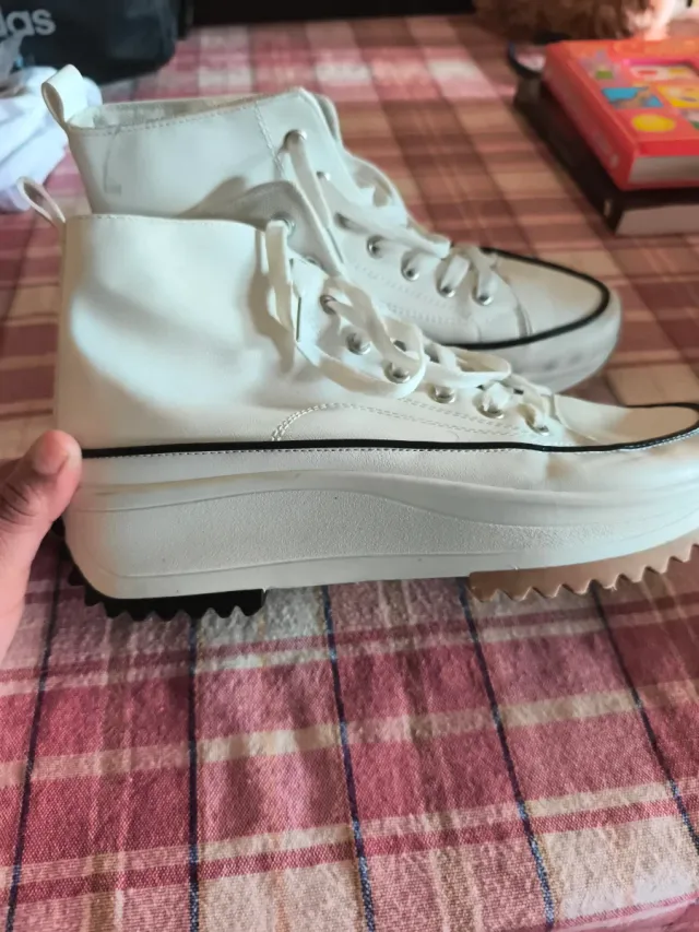 Zapatillas plataforma blancas