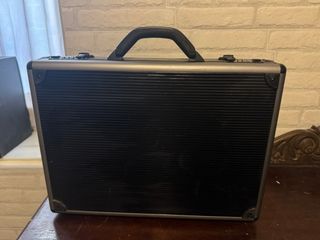 Maletín Portafolios Aluminio Negro