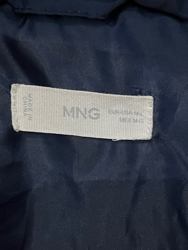 Chaleco acolchado azul Mango Talla M