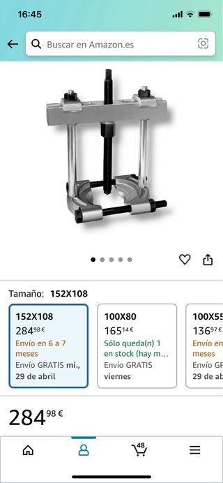 FORZA Extractor Cojinetes Rodamientos