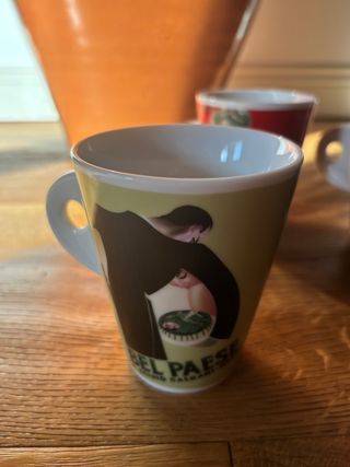 Set 4 Tazze Bel Paese Ceramica