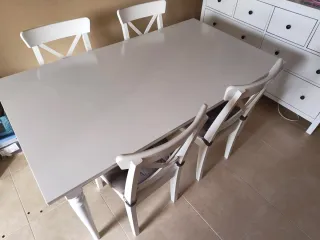 Mesa extensible comedor Ikea ROSENTORP