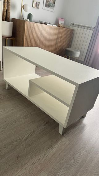 Mesa centro / Estantería blanca madera
