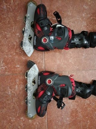 Kit Infantil de patines + casco y protección 