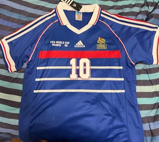 Camiseta Fútbol Francia Zidane 10 Retro Adidas