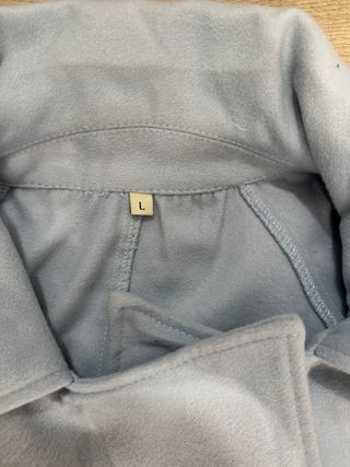 Cappotto lungo azzurro