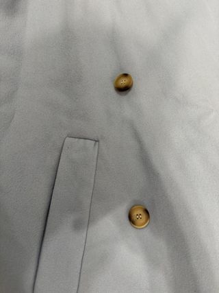 Cappotto lungo azzurro