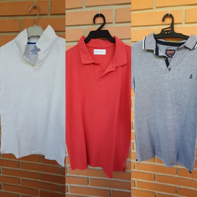 3 polos niño talla 11/12 años