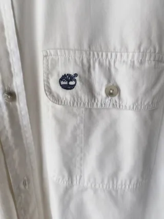 Camisa Timberland Algodón Blanca