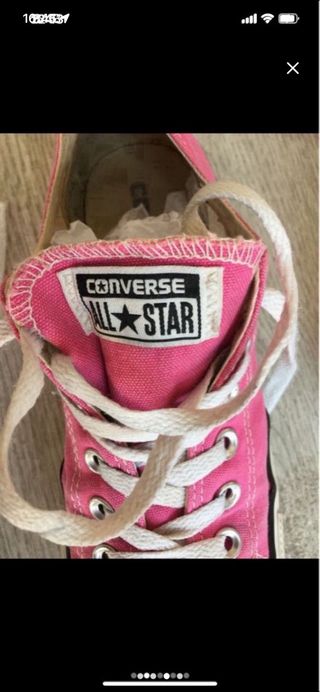 Zapatillas Converse rosas talla 38