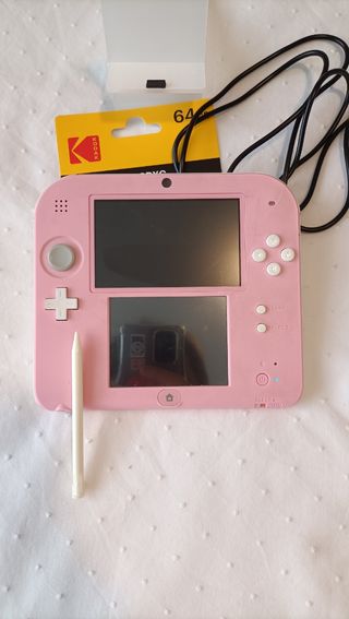 Nintendo 2DS 64gb JUEGOS Rosa
