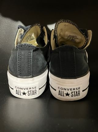 Converse All Star Plataforma Negras