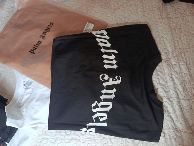 Camiseta Palm Angels Oso Negra Talla S