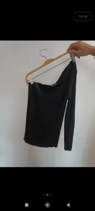 Jersey negro una manga talla única