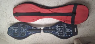 Patín de dos ruedas con funda