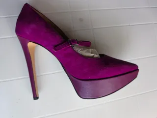 Décolleté Ovye Camoscio Viola Tg 38
