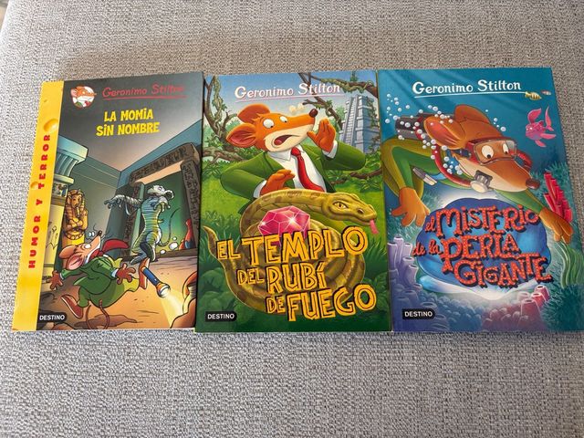 Geronimo Stilton 41, 48 y 57