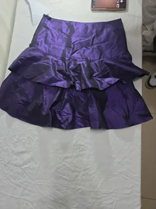 Gonna viola scuro goth mini NWT 00s Y2K