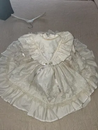 Vestito cerimonia bambina principesco  Da 3/6 mesi