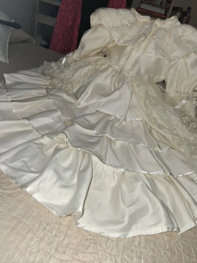 Vestito cerimonia bambina principesco  Da 3/6 mesi