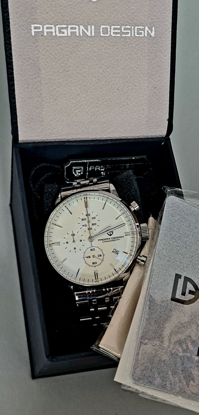 Relógio Pagani Design Rouen Edição Cidade Branca