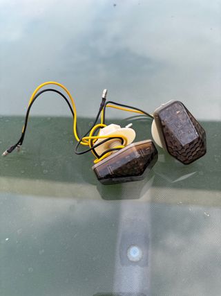Intermitentes Universales Moto LED Ahumados