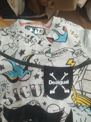 Camiseta Desigual Niño Talla 9-10