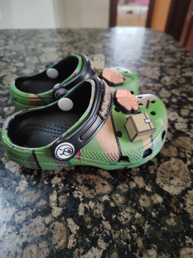 Crocs Minecraft Camuflaje