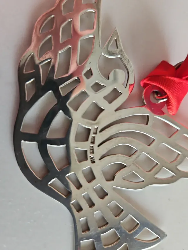 Ornamento Tane Paloma en Plata