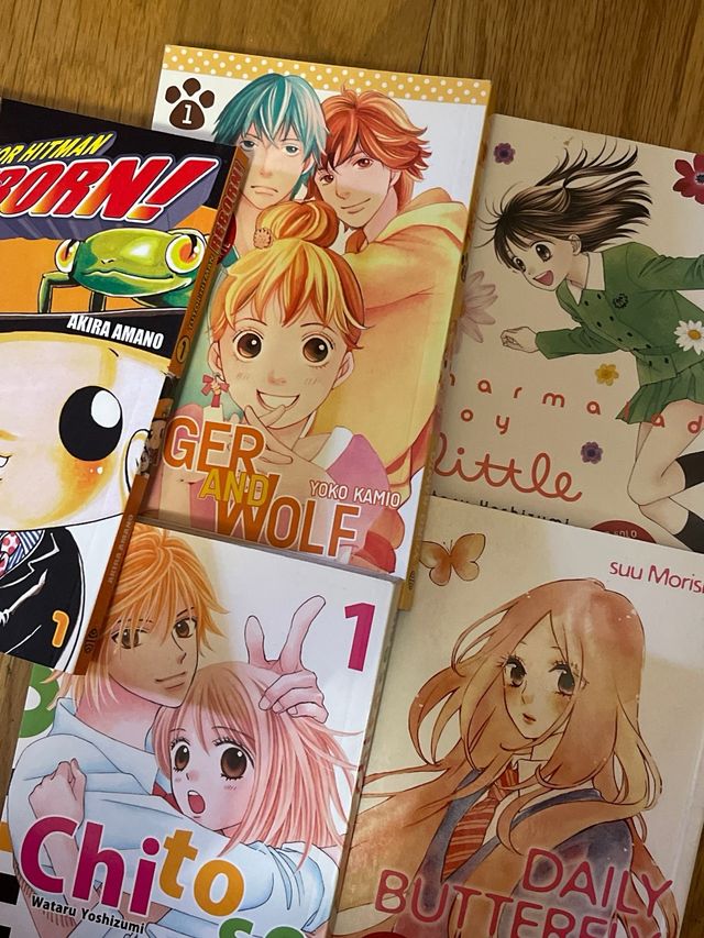 pack de 5 mangas (vol 1 de todos) iniciación juven