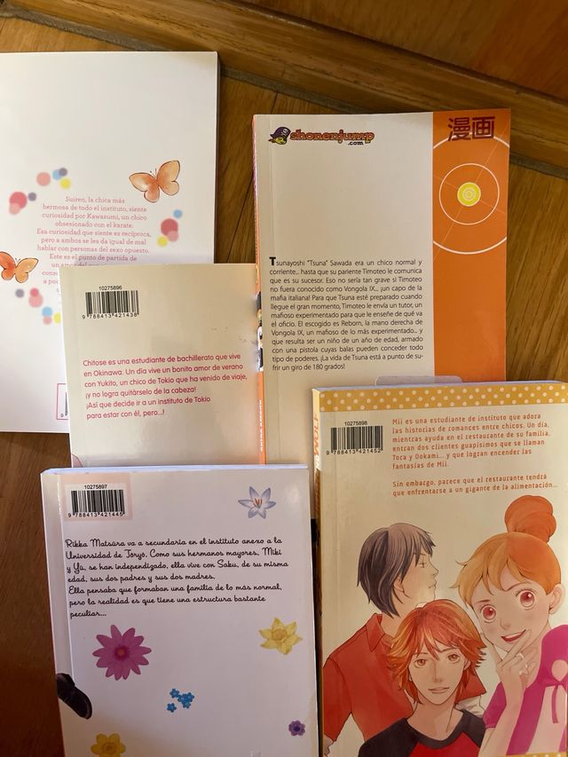 pack de 5 mangas (vol 1 de todos) iniciación juven