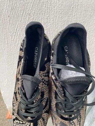 Scarpe Cafènoir N.37 Nero/Oro