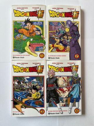Dragon ball super nº 1, 2, 3 y 4.