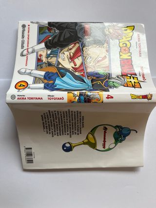 Dragon ball super nº 1, 2, 3 y 4.