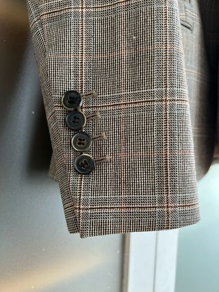 Americana Massimo Dutti Beige/Marrón Talla M
