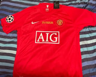 Camiseta Manchester United Retro Final Moscow 2008
