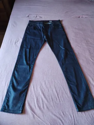 Pantalón vaquero azul de hombre