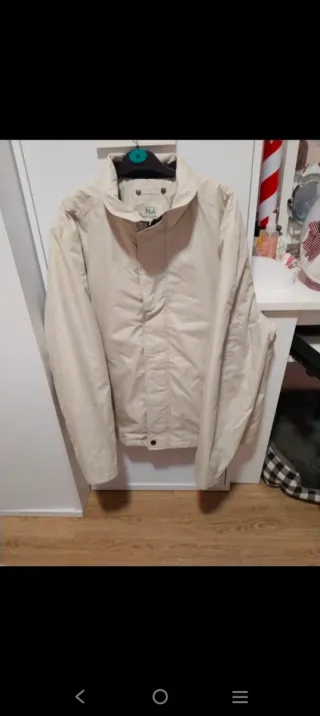 Abrigo beige hombre NA