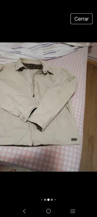 Abrigo beige hombre NA
