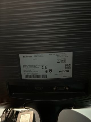 Schermo Samsung S24D330 Nero