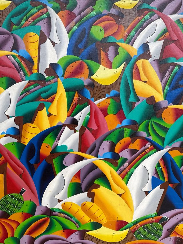 Cuadro pintado a mano - Arte latinoamericano.