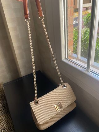 Bolso Parfois Beige y Dorado